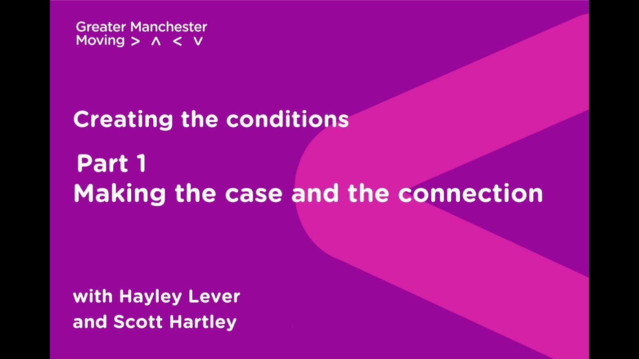 Creating the conditions | 1. Making the case and making the connection