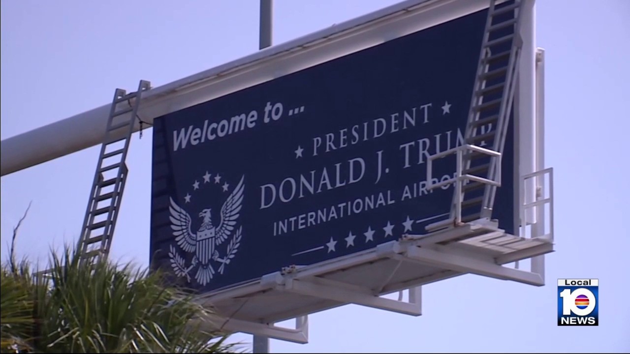Переименование аэропорта в честь Трампа спровоцировало более 5000 &laquo;угроз безопасности&raquo;