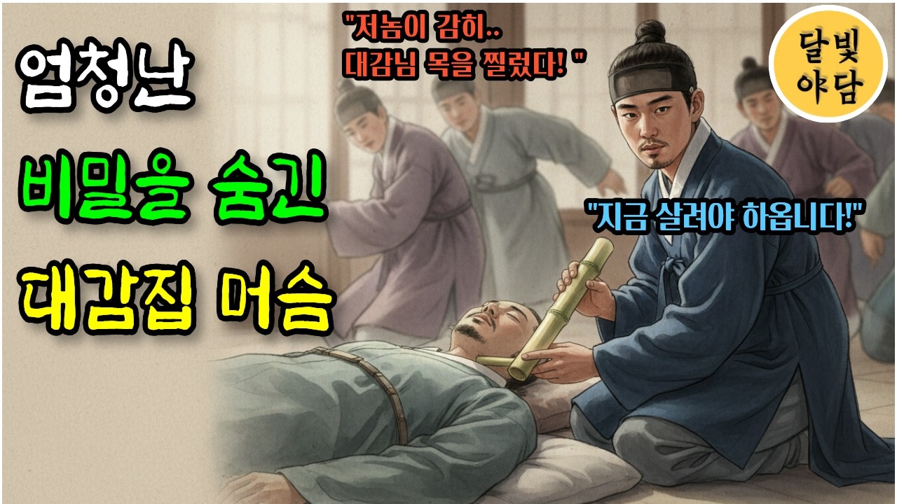 정승대감집에 새로 들어온 머슴, 알고보니 조선제일 의술을 가졌는데... | 야담 | 설화 | 옛날이야기 | 노후사연 