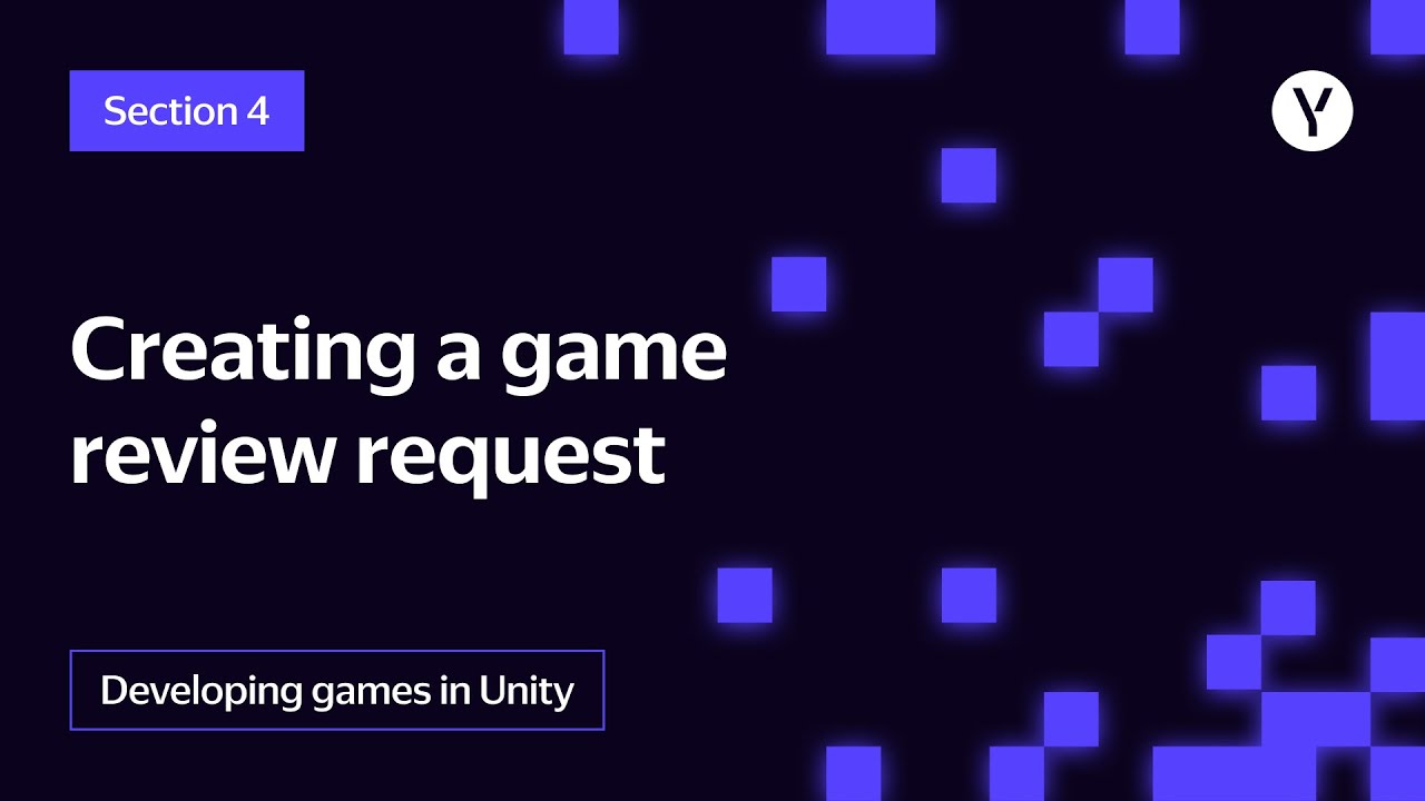 Creating a game review request