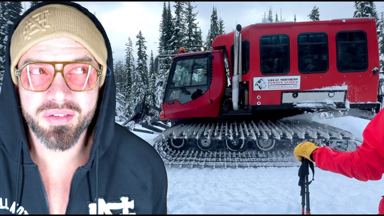 CAT SKIING IN MONTANA WITH MY FRIENDS - DAILY VLOG17/365