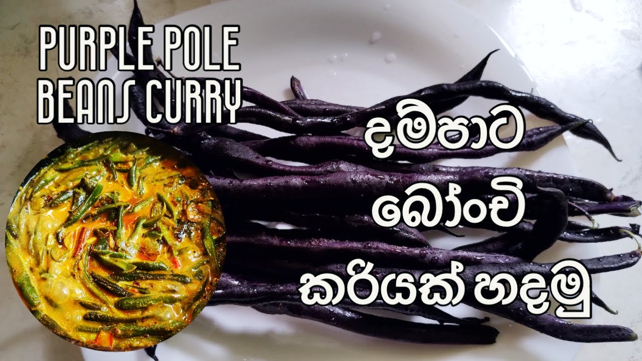 Purple beans Curry