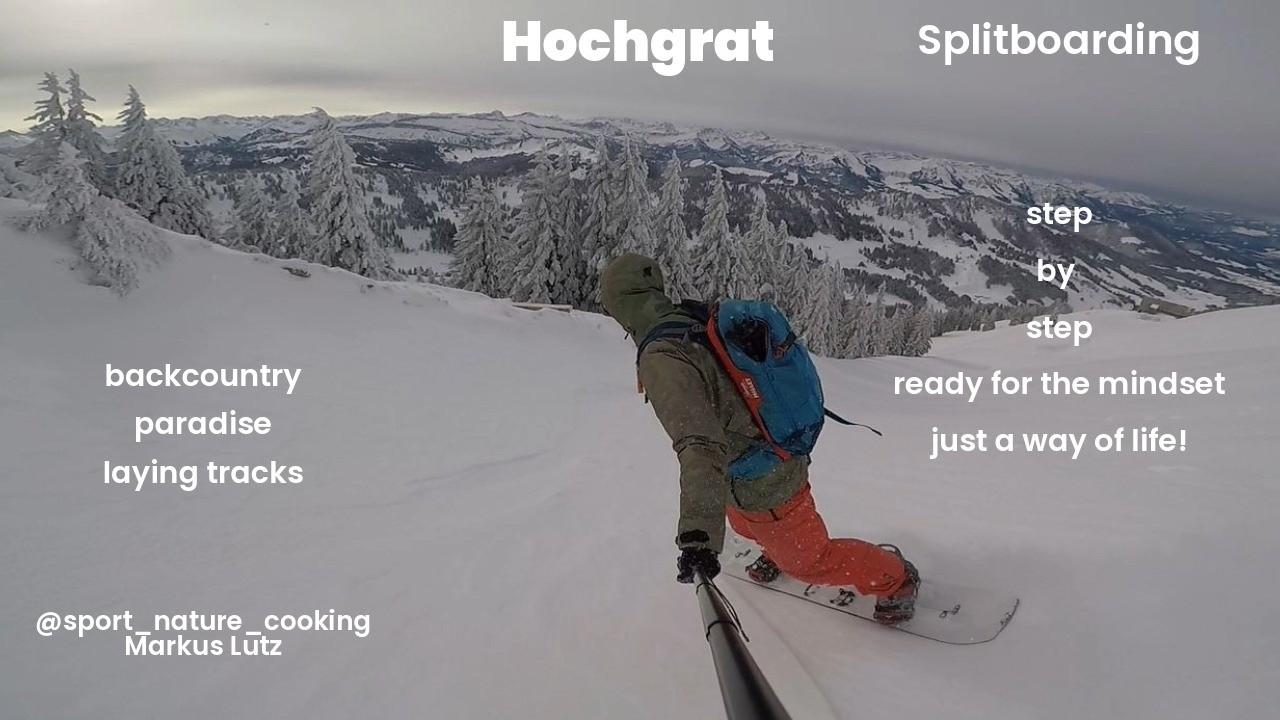Hochgrat Splitboardtour Naturpark Nagelfluhkette Allgäuer Alpen