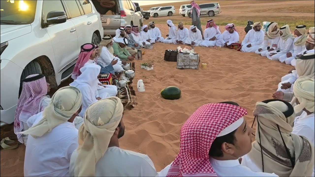 جلسة راشدية على ربيع القاعية