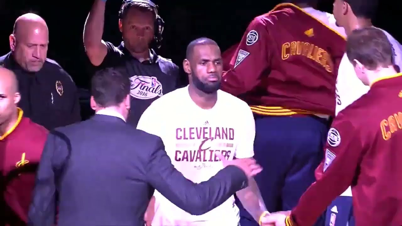 Cleveland Cavaliers Starting Lineup Intro NBA Finals 2016 Game 6 - THROWBACK