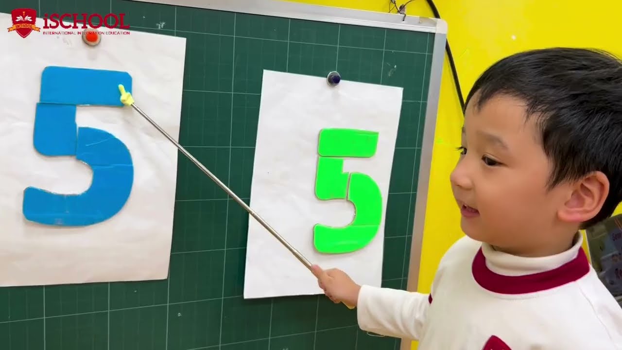 Toán | Học Số 5 Theo Cách Của iSers: Vừa Học Vừa Chơi! 