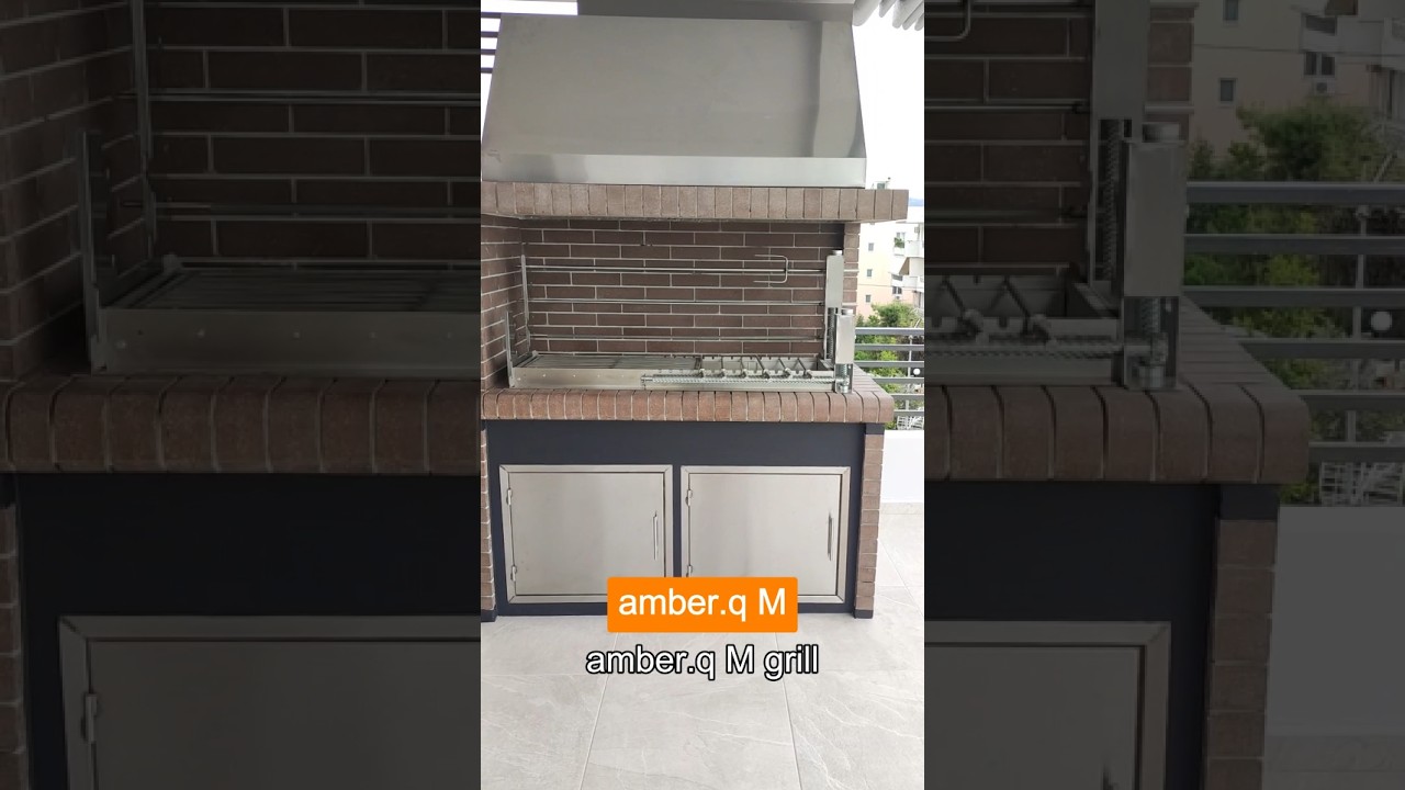 &Psi;&eta;&sigma;&tau;&alpha;&rho;&iota;ά amber.q M #bbq #grill #charcoal #grilling #stainlesssteel #outdoors #balcony #greece