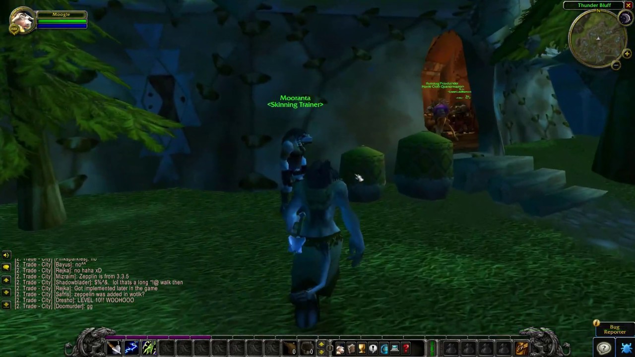 Thunder Bluff Skinning Trainer location - WoW Classic