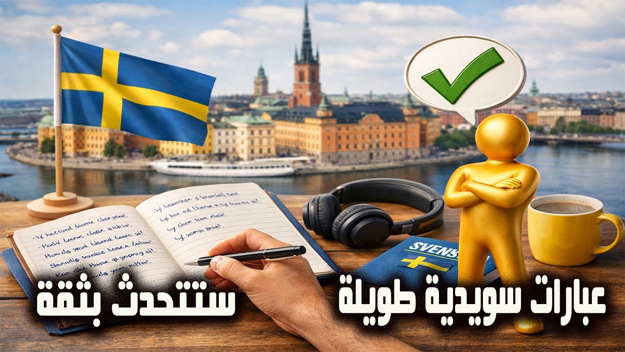 إذا حفظت هذه الجُمل الطويلة.. ستتحدث اللغة السويدية بثقة 💬🇸🇪
