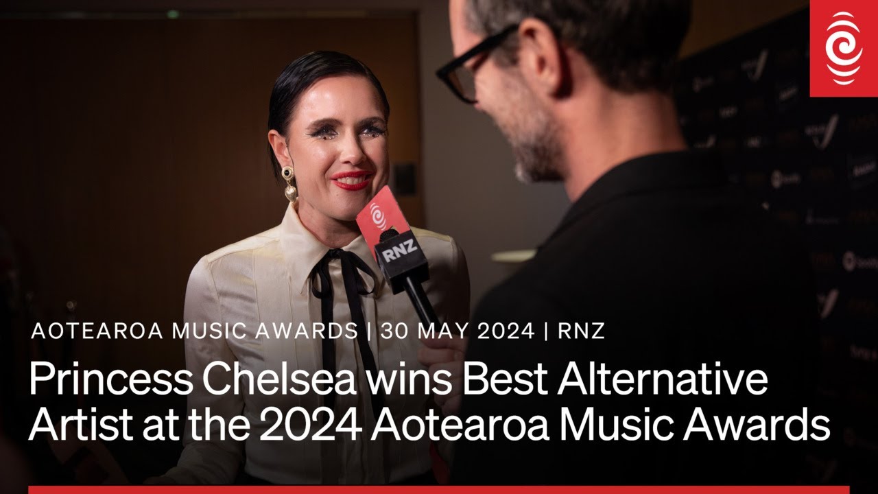 Backstage with Best Alternative Artist Winner Princess Chelsea | AMA2024 | RNZ