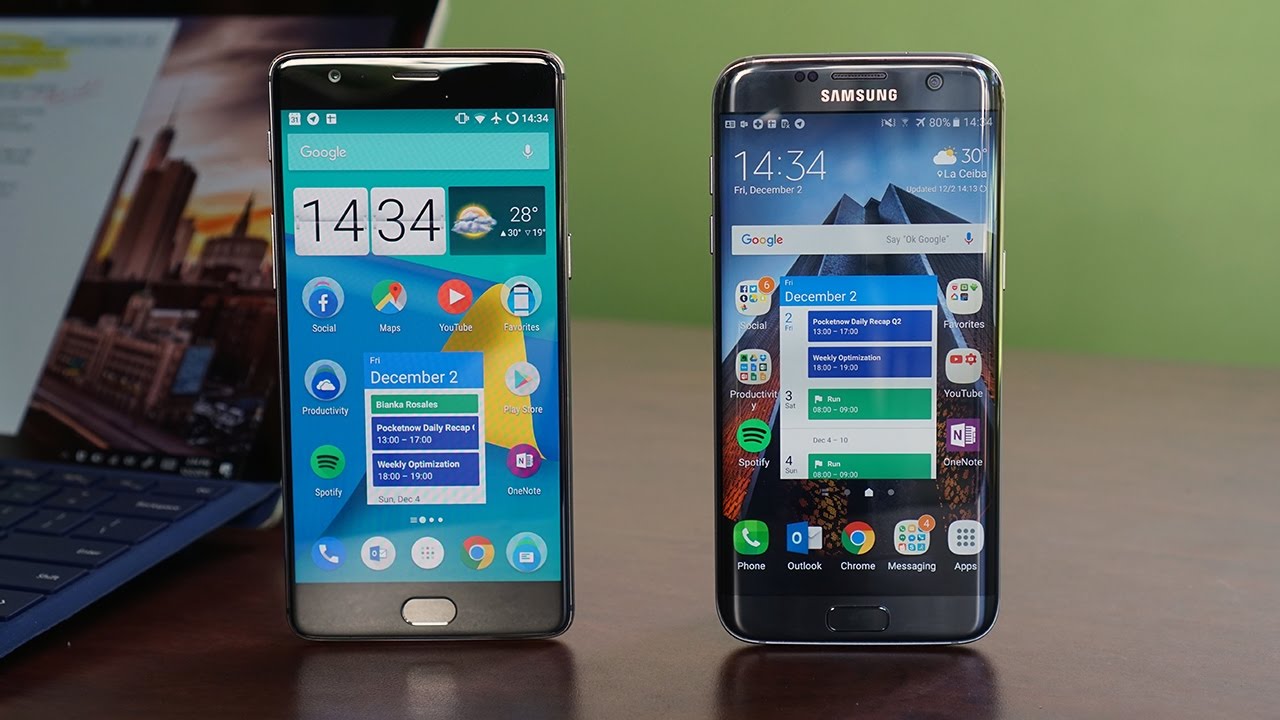 OnePlus 3T vs Samsung Galaxy S7 edge: Flagship killer vs Flagship | Pocketnow