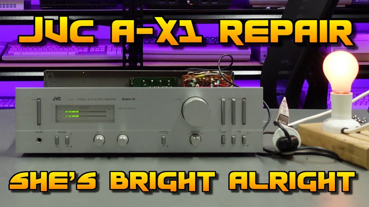 JVC A-X1 amplifier repair