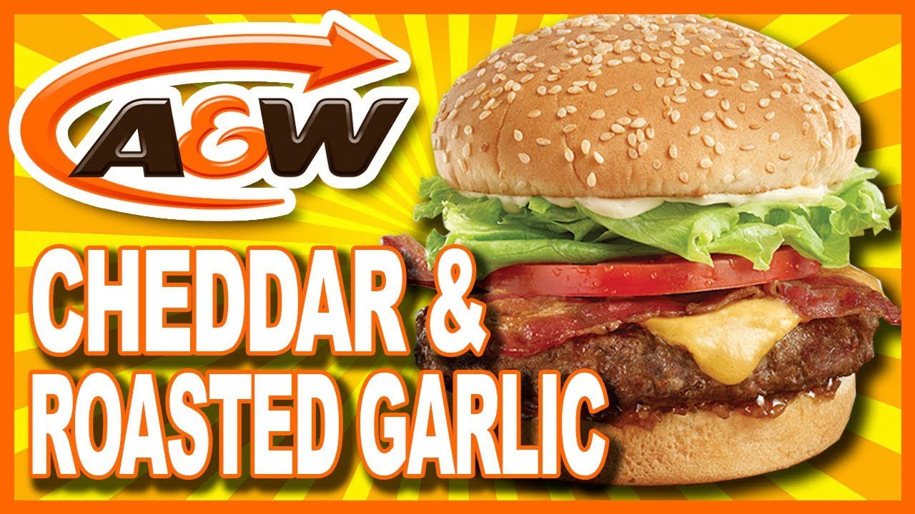 A&W 🍔 Cheddar & Roasted Garlic Uncle Burger® 🍔 Food Review