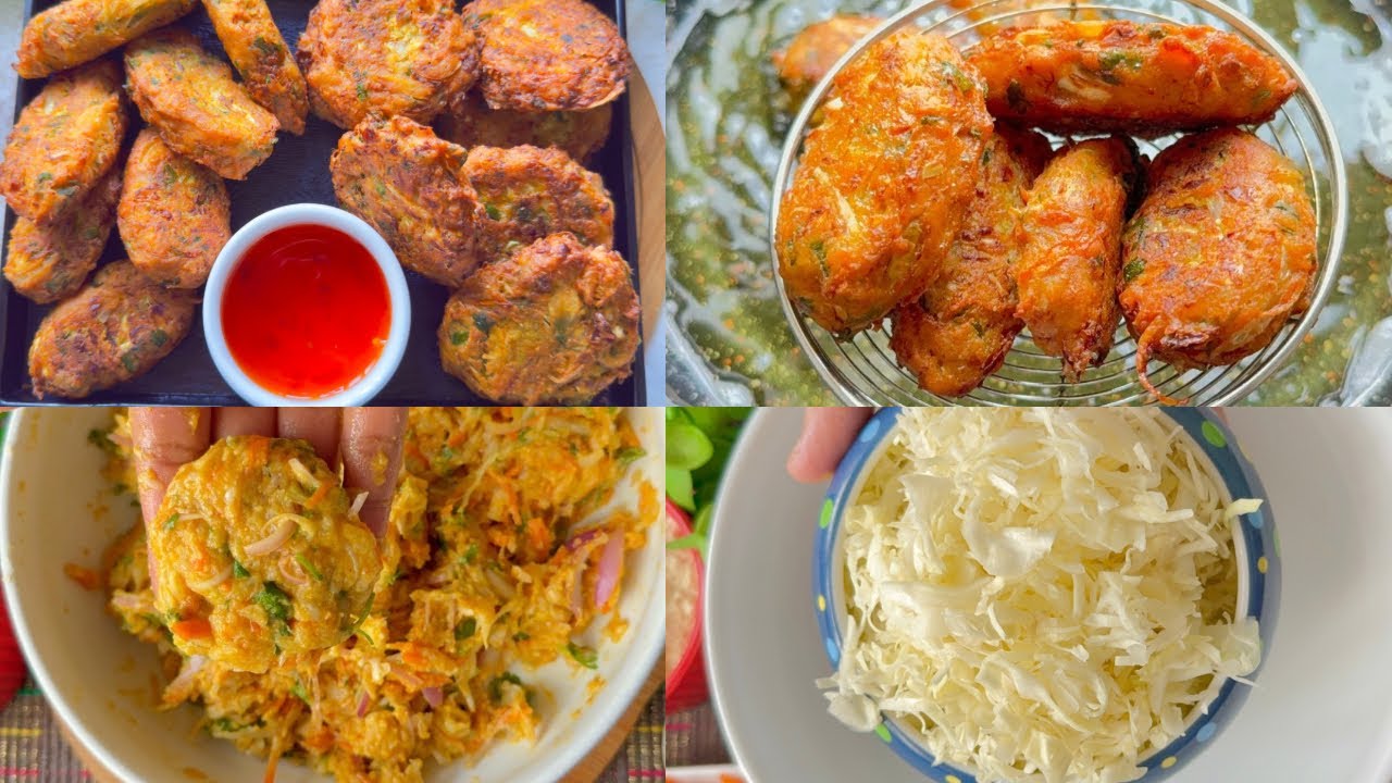১০ মিনিটেই বানিয়ে ফেলুন মুচমুছে বাঁধাকপি পাকোড়া | Badhakopi Pakora | How to make Cabbage Pakora 