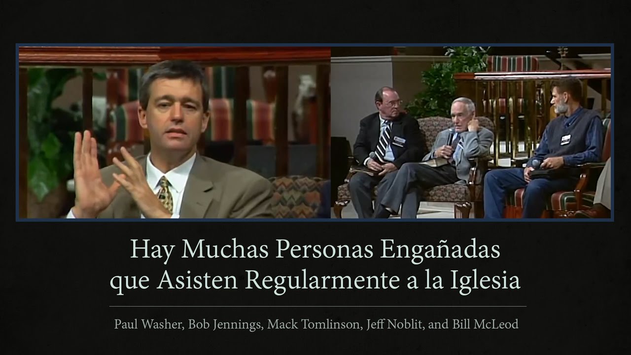 Hay muchas personas engañadas que asisten regularmente a la iglesia