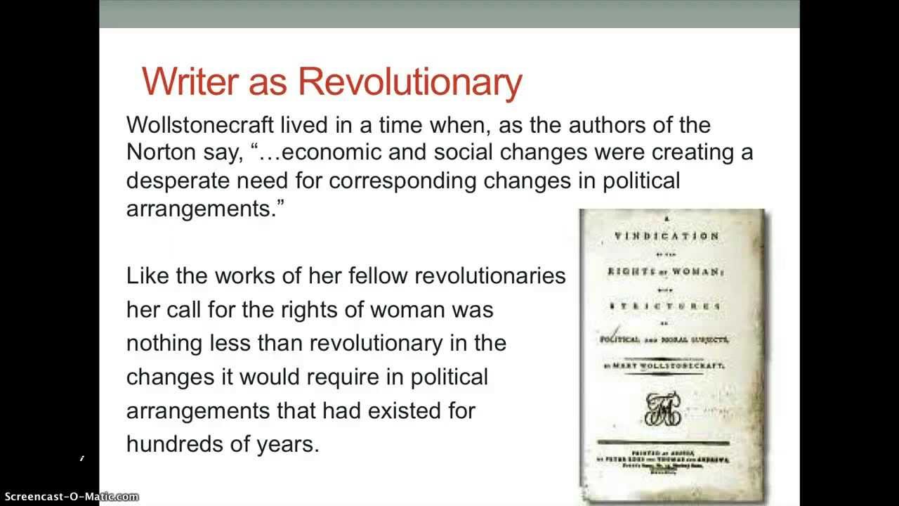 Mary Wollstonecraft Lecture