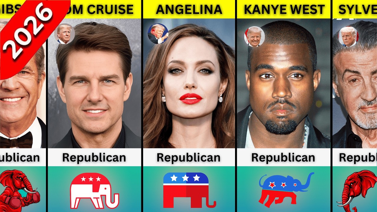 Won't Believe They're Republicans 2026 Updated | Celebrities & Hollywood Actors