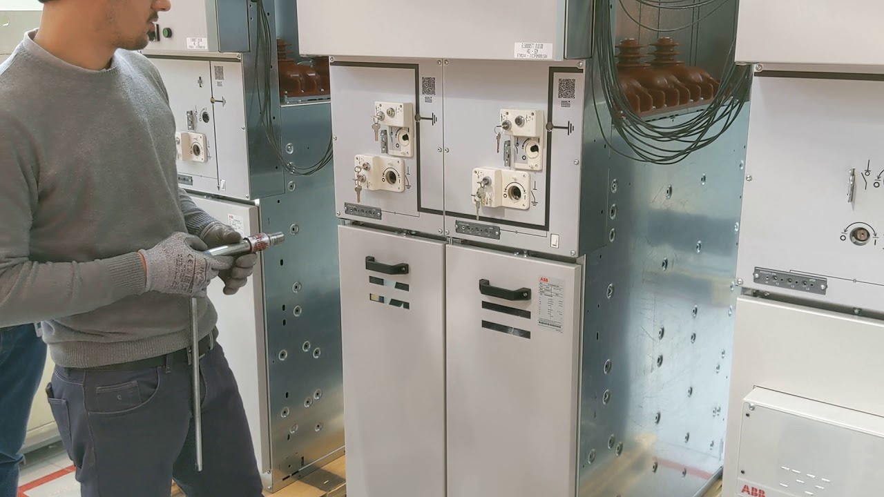Mechanical interlock on ABB 20kV switchgear