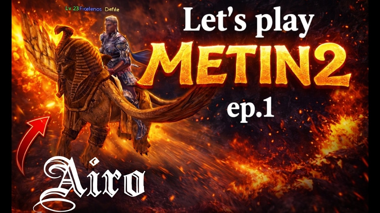 Let's play Metin2 TaraRomaneasca | Începutul | Farm map1 + bazareală | airo ep.1