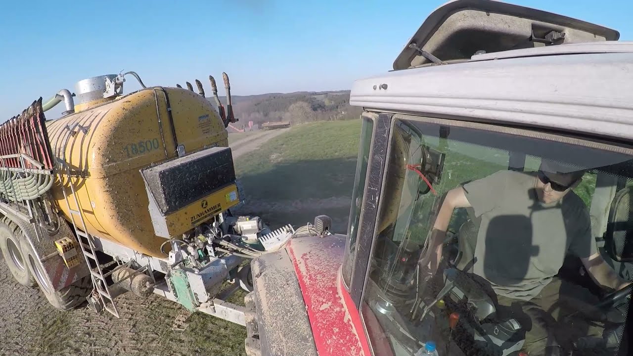 Gülle Fahren 2021(Case 1170 CVX) & (Massey Ferguson)