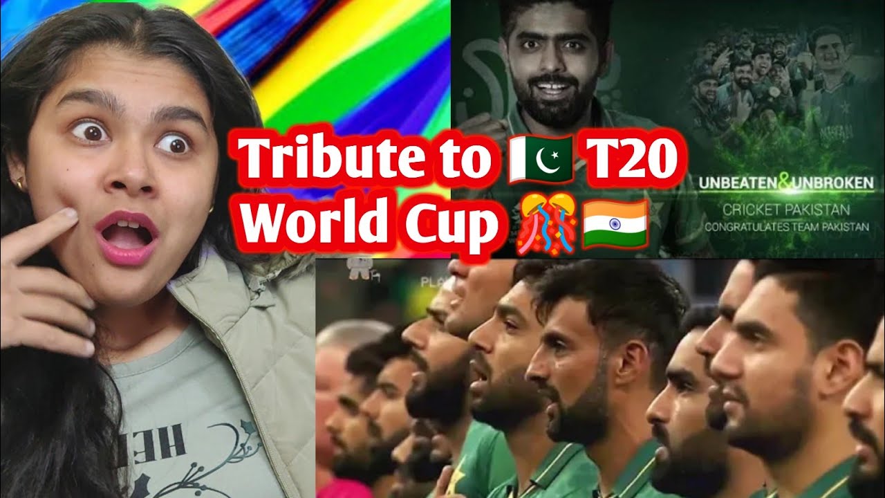 Indian Reaction on Tribute to Pakistan Cricket Team | Journey of Pakistan Team In T20 World Cup