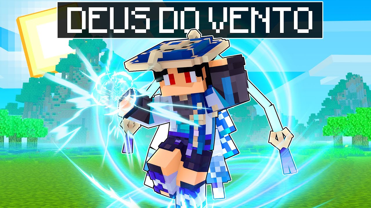 P3DRU ganhou o PODER MAIS FORTE DO VENTO no Minecraft