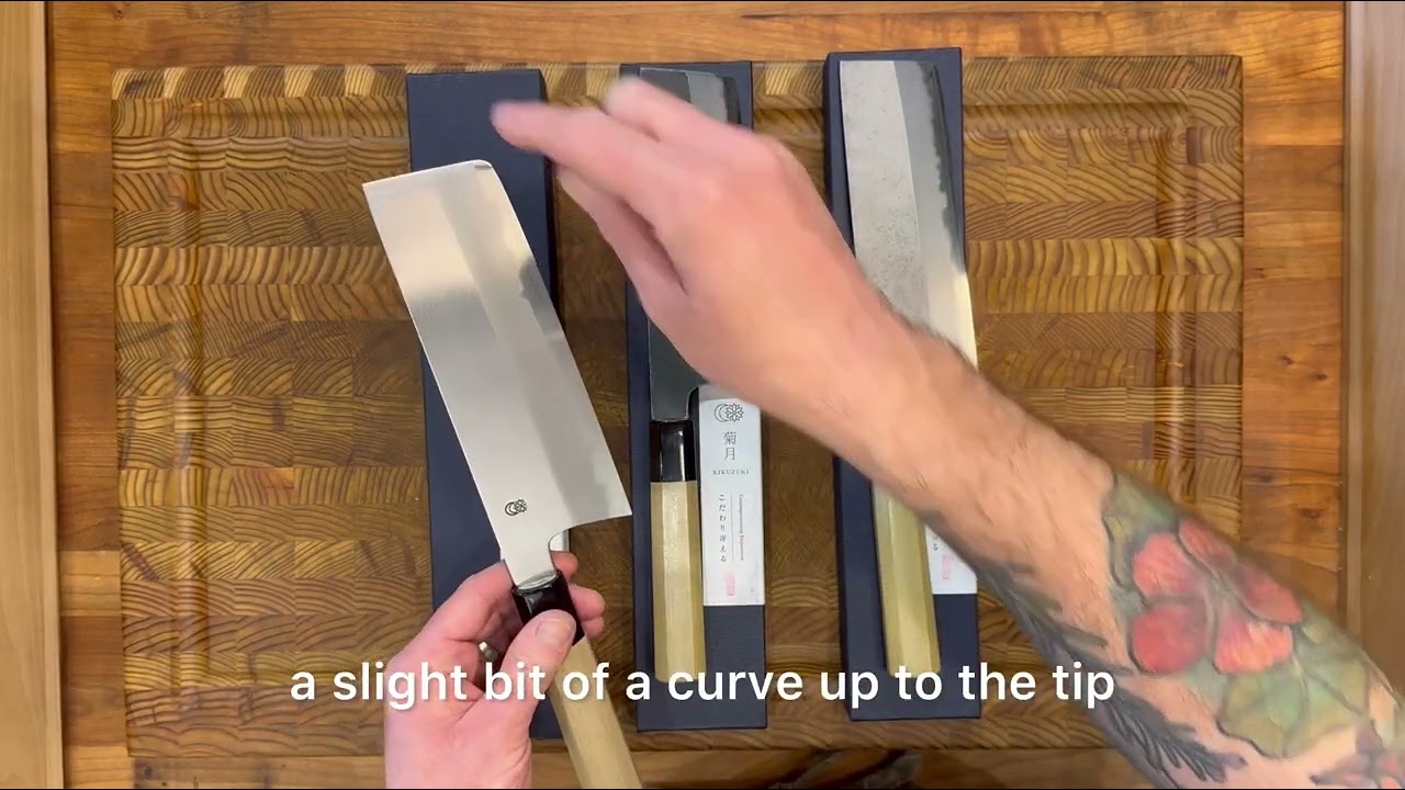 Sakai Kikumori Kikuzuki Nakiri Unboxing.