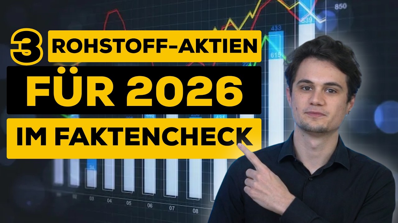 Kupfer & Lithium 2026: 3 Rohstoff-Aktien im Faktencheck