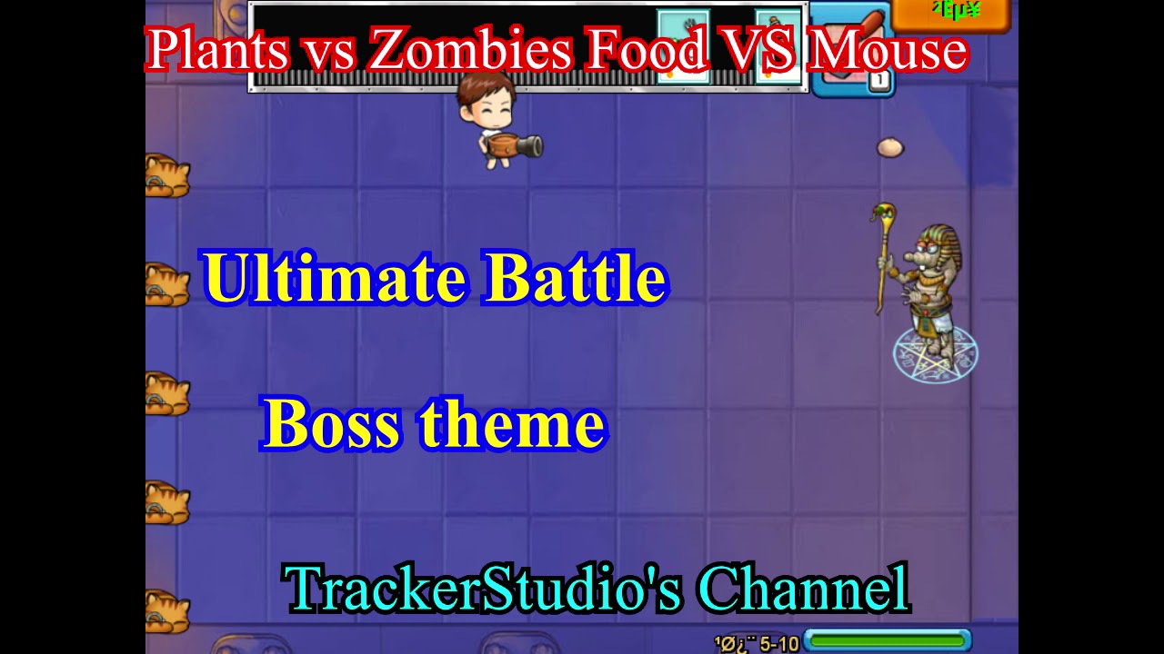 Plants vs Zombies Food VS Mouse : Ultimate Battle , Boss Theme