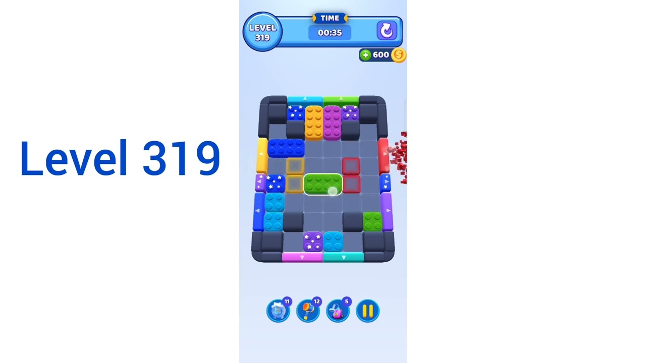 Color Block Jam Level 319 Walkthrough
