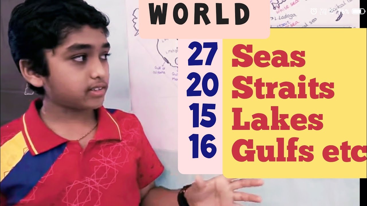 Seas | Straits | Lakes | Gulfs | Bays in the World for all competitive exams