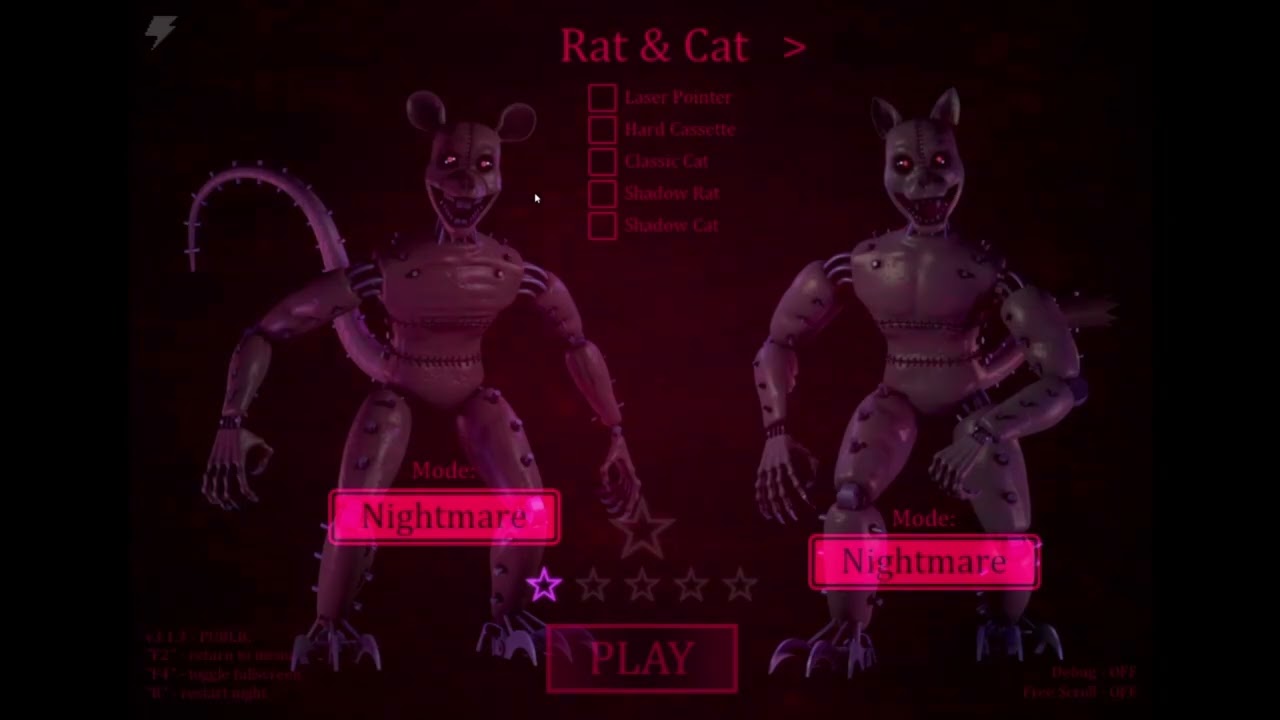 Five Nights at Candy's 3 - Rat & Cat Challenges Part 1