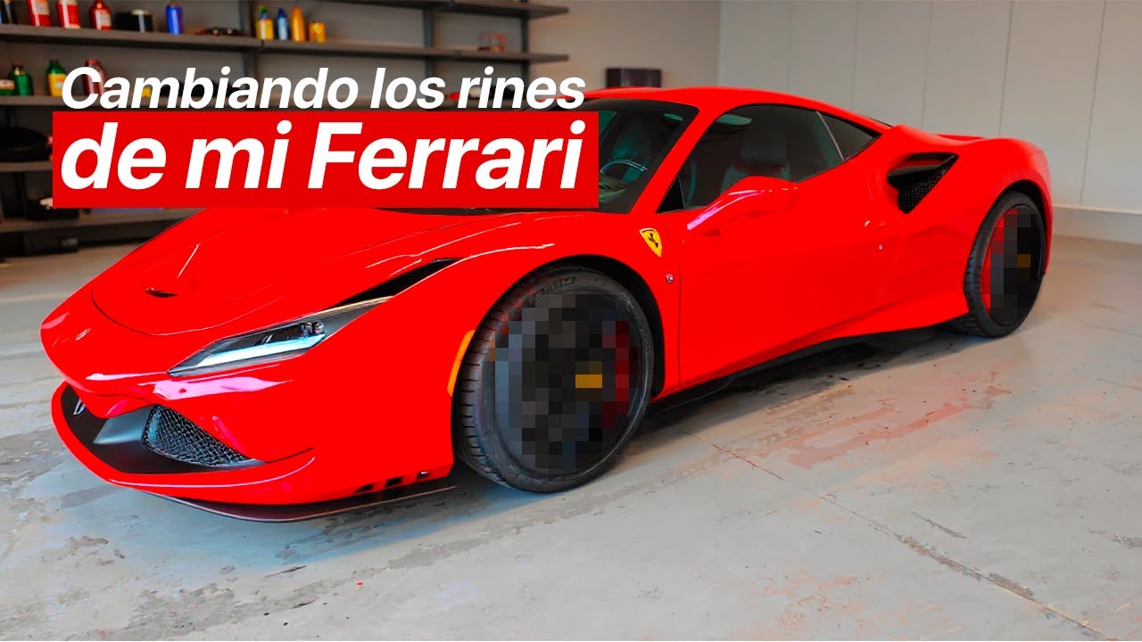 Putting MvForged wheels on my Ferrari F8