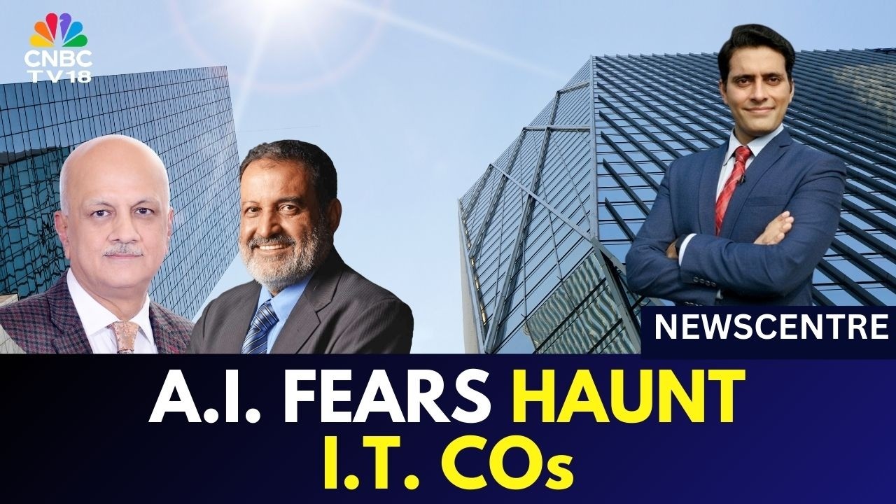 NewsCentre | AI Fears Continue To Haunt Global IT | Decoding The ₹1.6 Lk Cr IT Rout | CNBC TV18