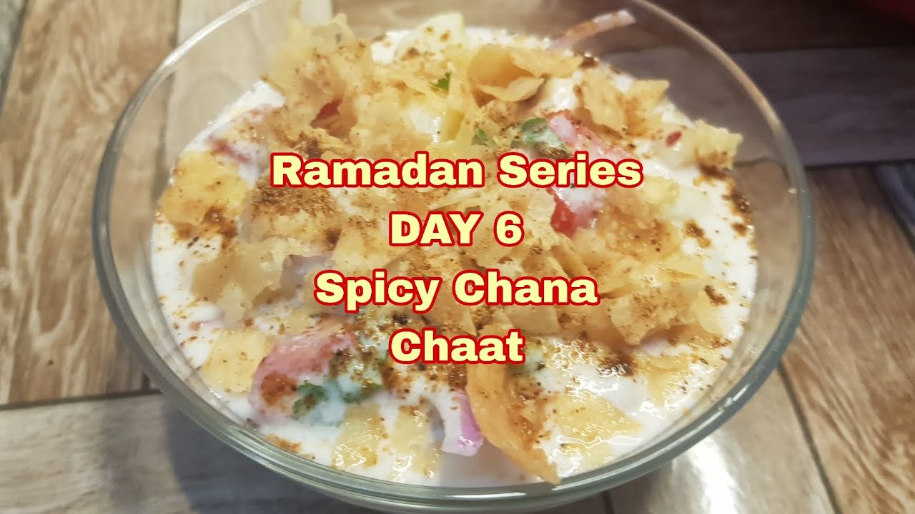 Ramadan Series Day 6 | Spicy Chana Chaat Recipe | Quick & Easy Iftar Snack🎀