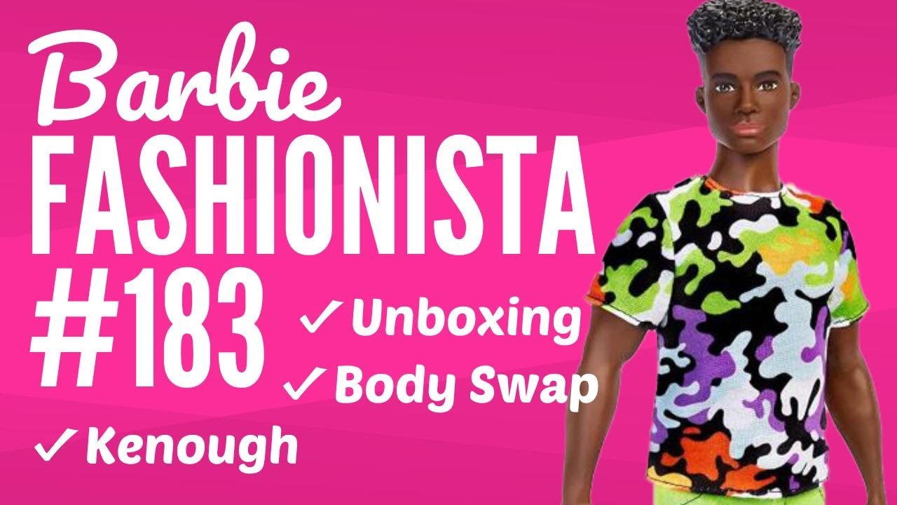 Barbie Ken Fashionista 183 ✨ Unboxing and Body Swap