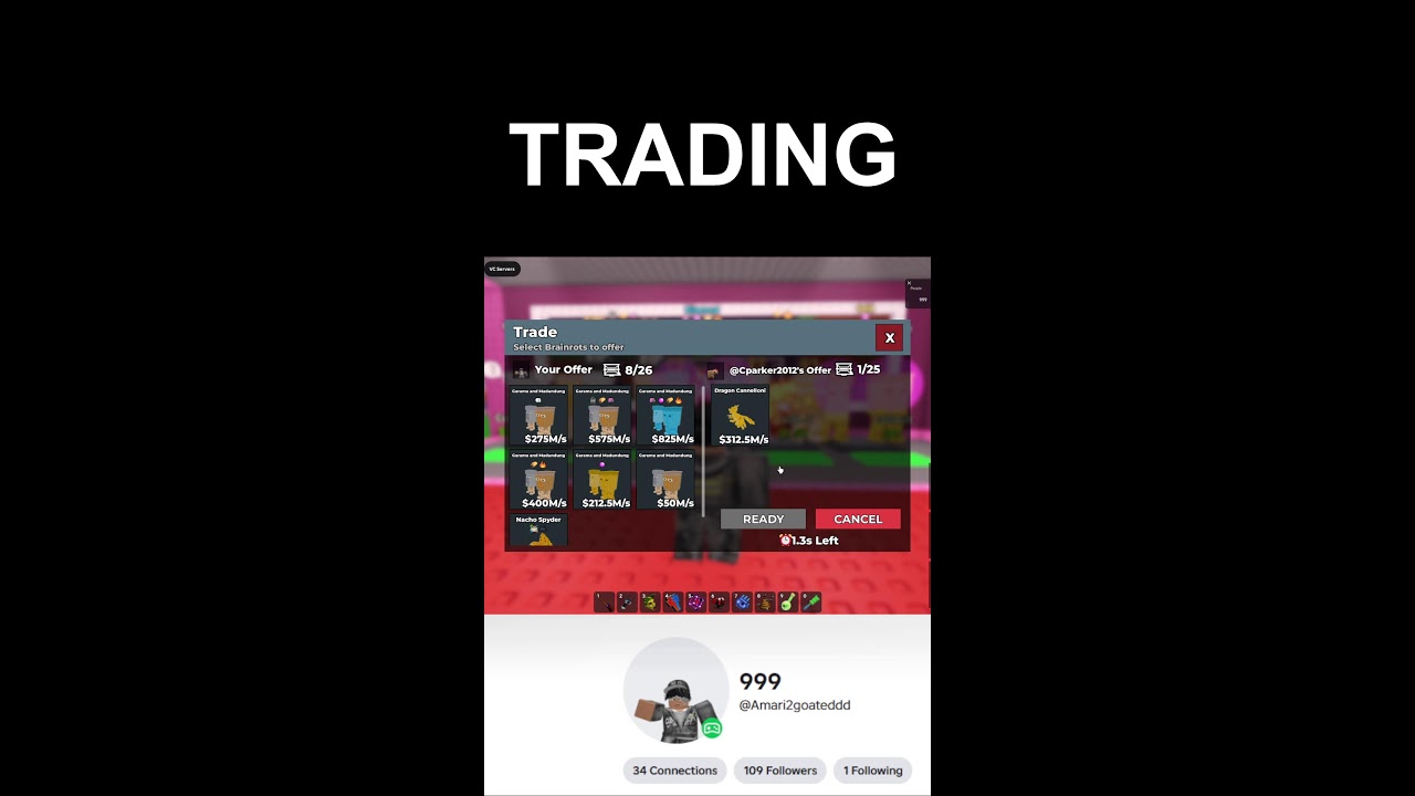 🔴LIVE! STEAL A BRAINROT TRADING ROBLOX