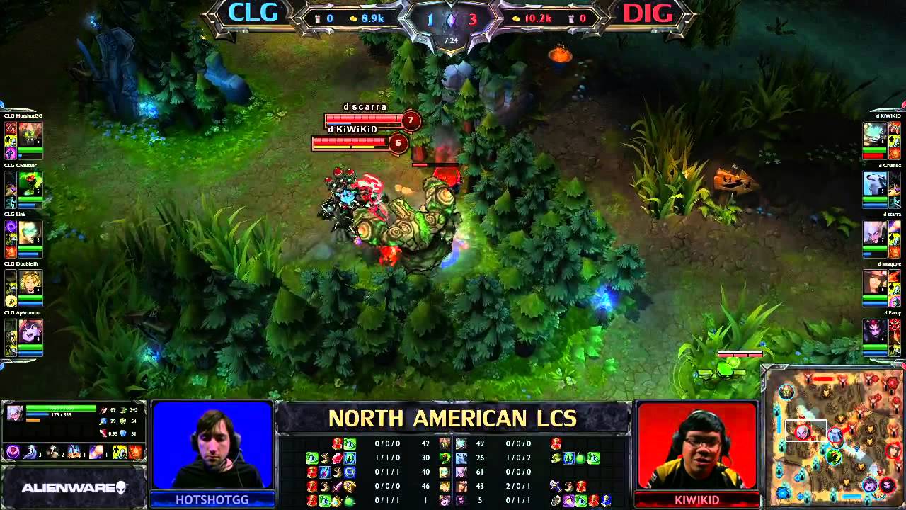 CLG vs DIG - LCS 2013 NA Spring W6D1 (English)