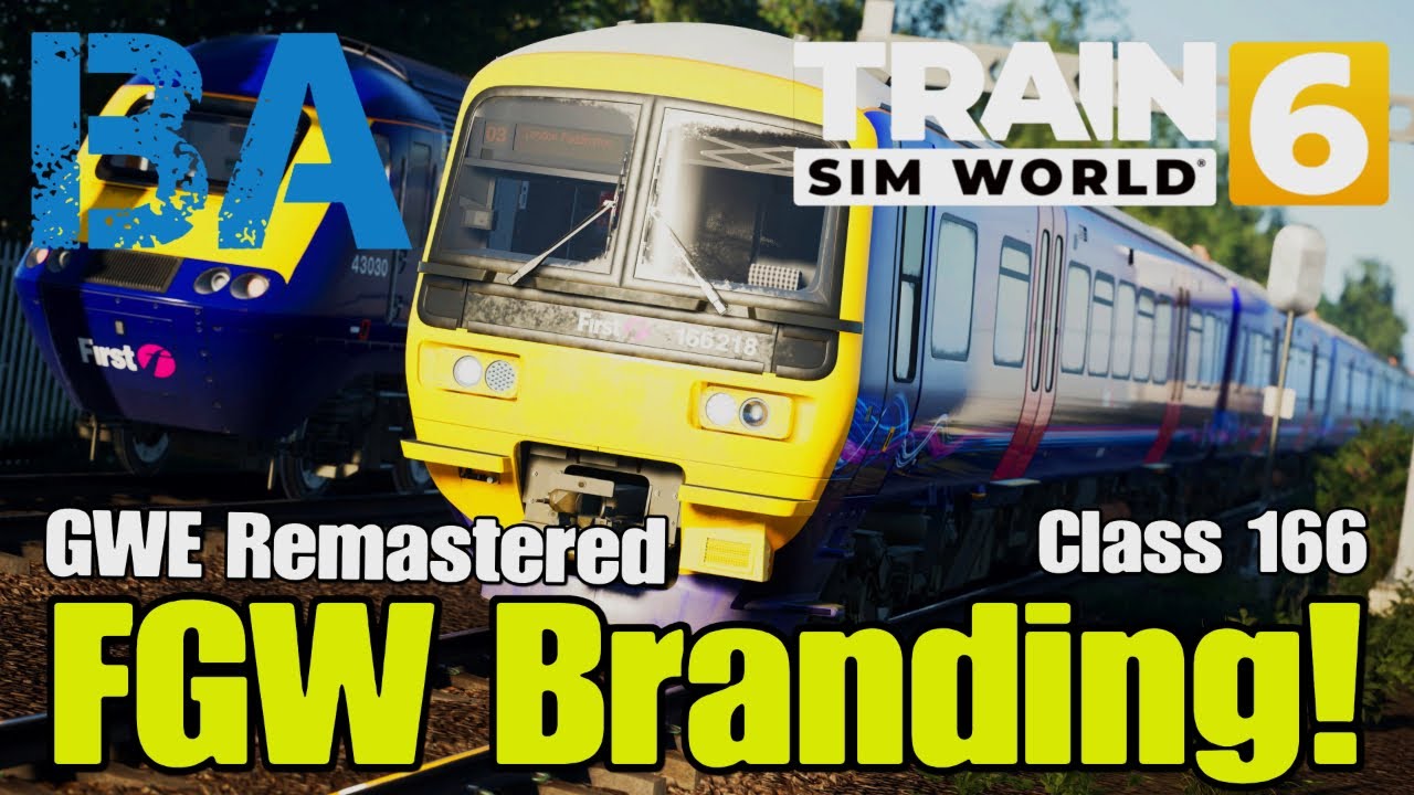 FIRST GREAT WESTERN Branding Patch - GWE Remastered - Train Sim World 6