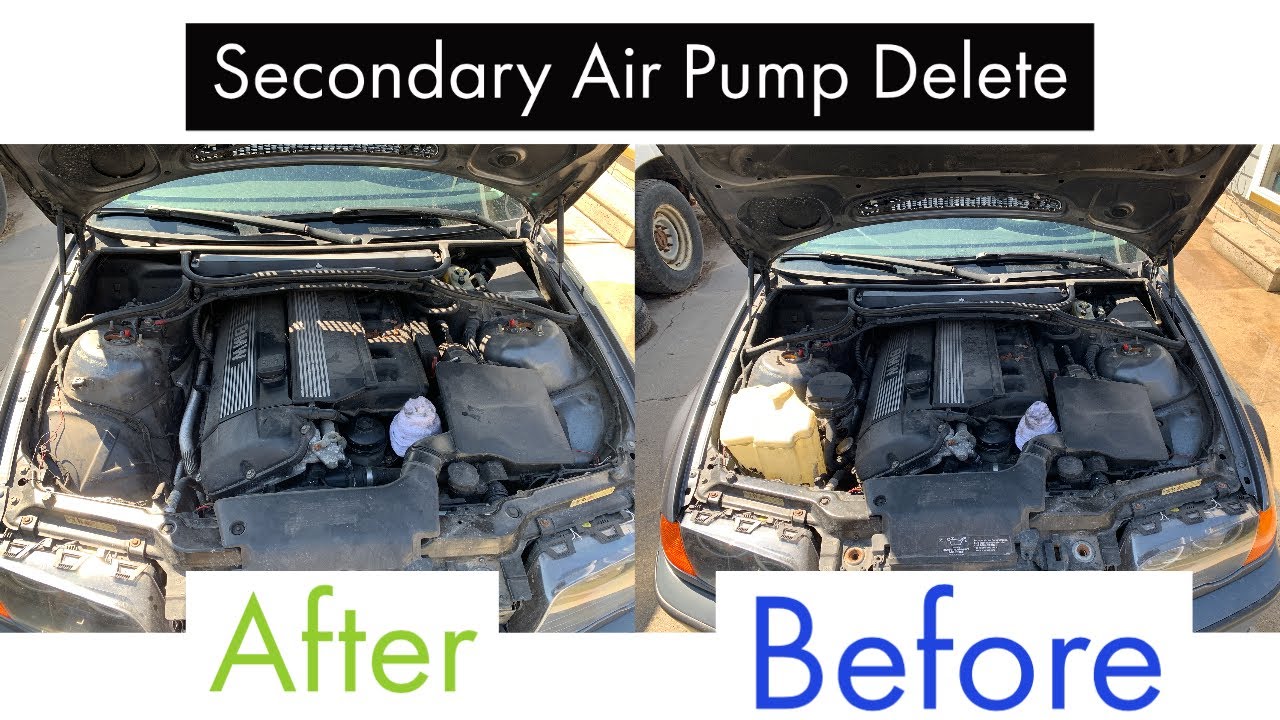 BMW E46 Secondary Air Pump Delete