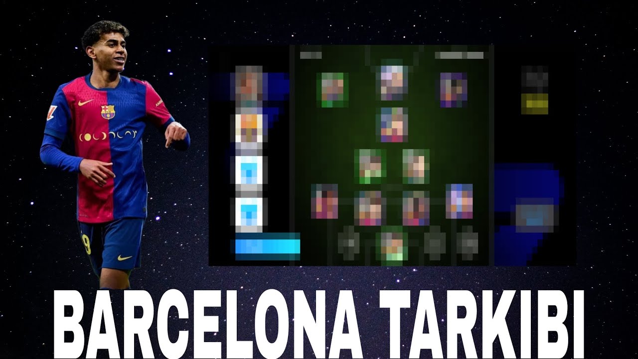 Barcelona tarkibi🔥|Efootball 2026