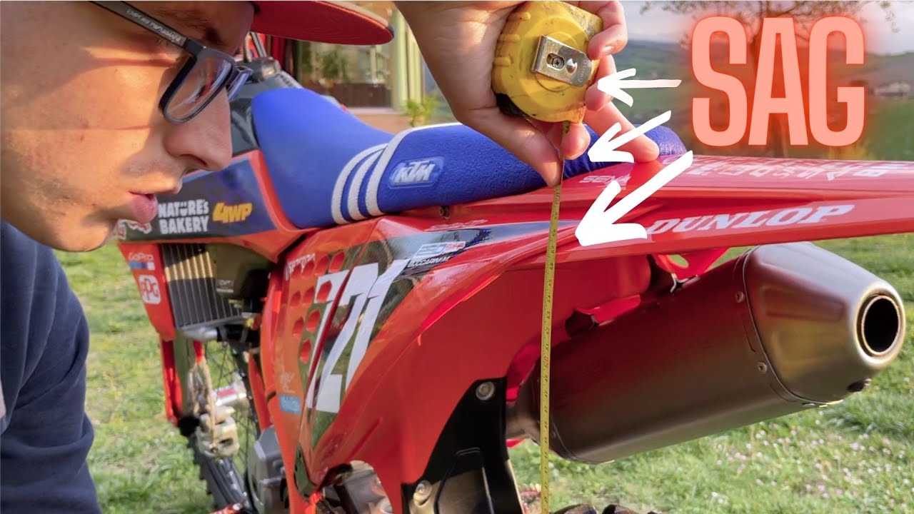 TUTORIAL MISURAZIONE SAG STATICO E DINAMICO MOTOCROSS| COS'E' E COME MISURARLO 😉