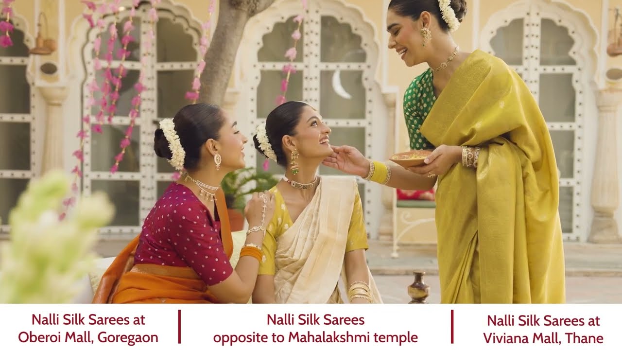 Nalli in Aamchi Mumbai #nalli #nallisilksarees #nallisilk