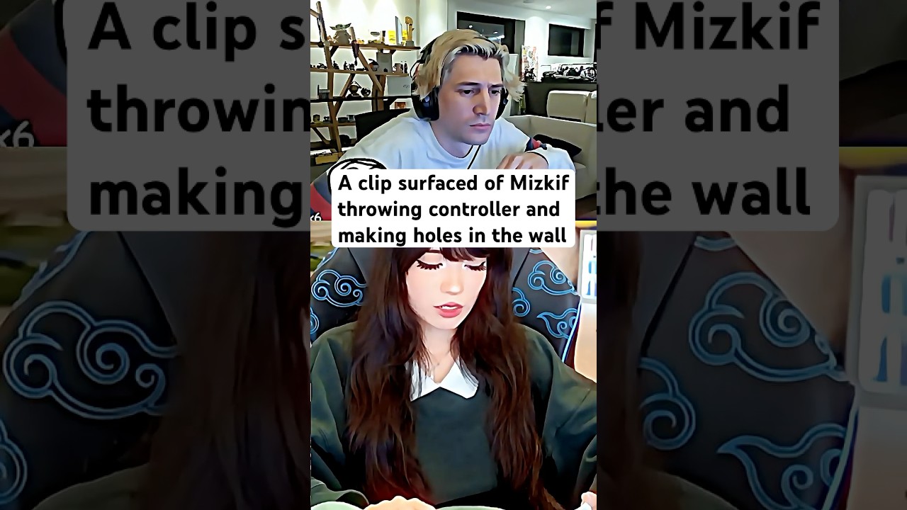 xQc visibly upset while Emiru exposes Mizkif😓😞 #xqc #emiru #mizkif #streamer #twitchclips
