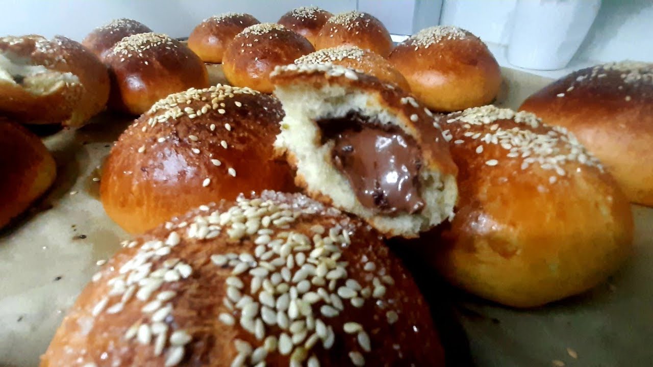  🥐 بريوش  رمضان للسحور محشي بالشوكولا🍫