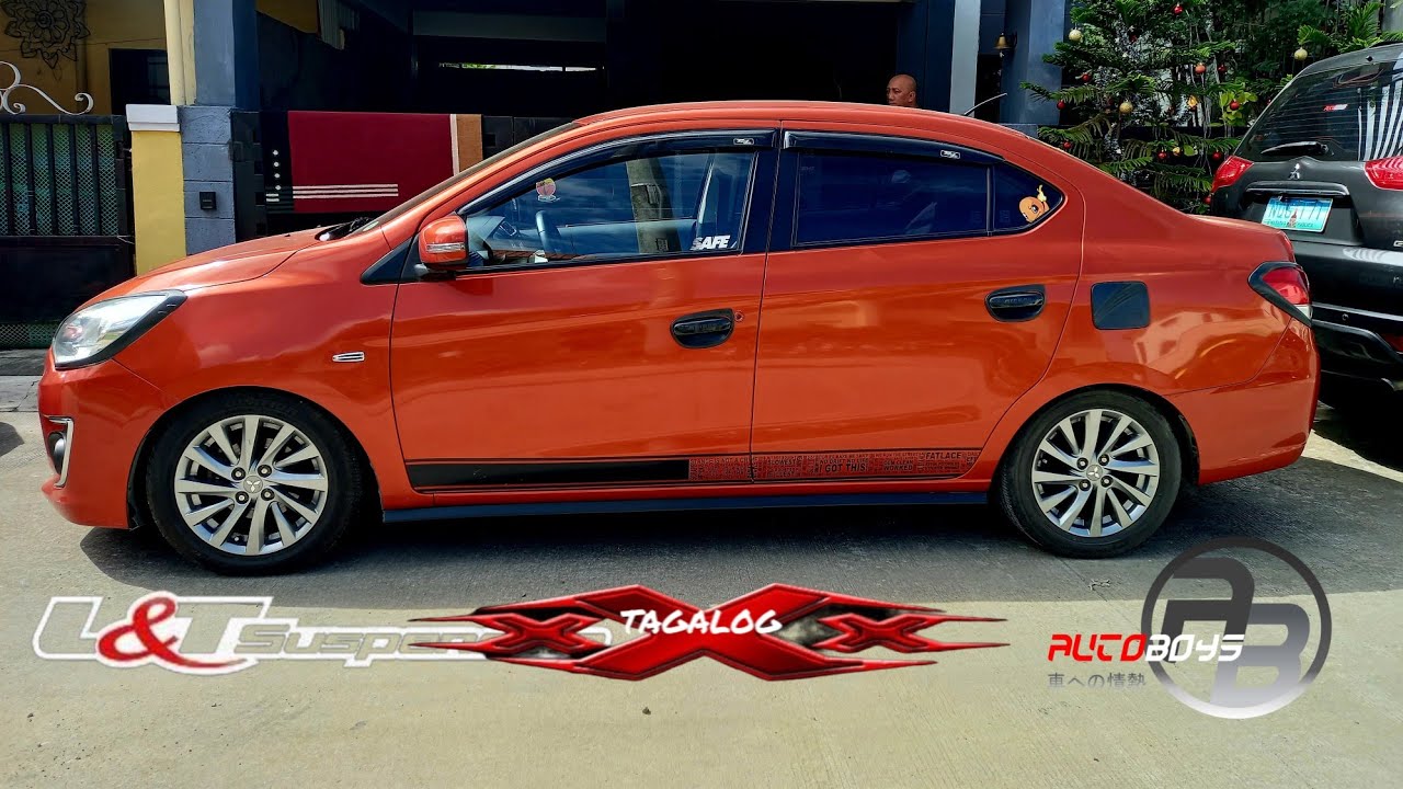 L&T Lowering Springs on Mirage G4 installed by Triple X(tagalog) at Autoboys.