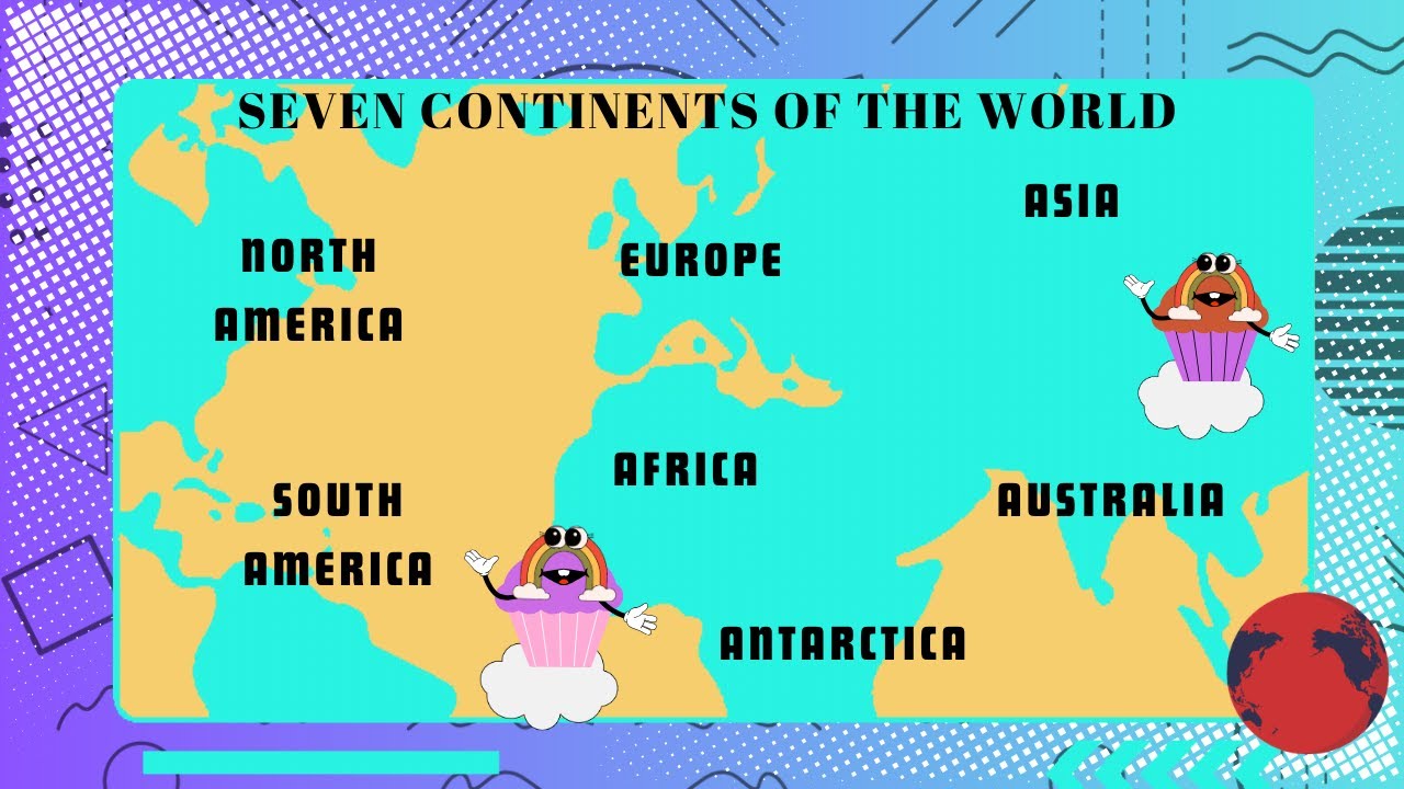 Explore The Amazing Seven Continents🗺️! Fun Learning For Kids & Toddlers🌐