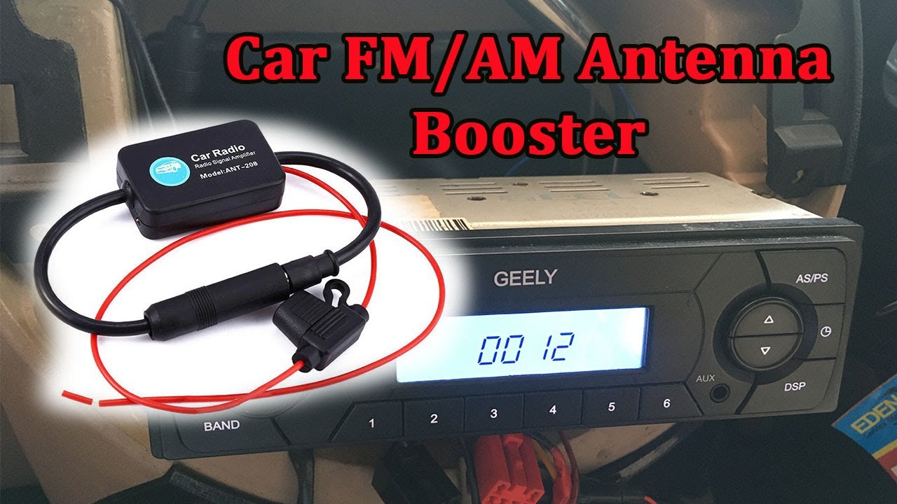 Установка и тестирование автомобильного усилителя FM/AM-антенны