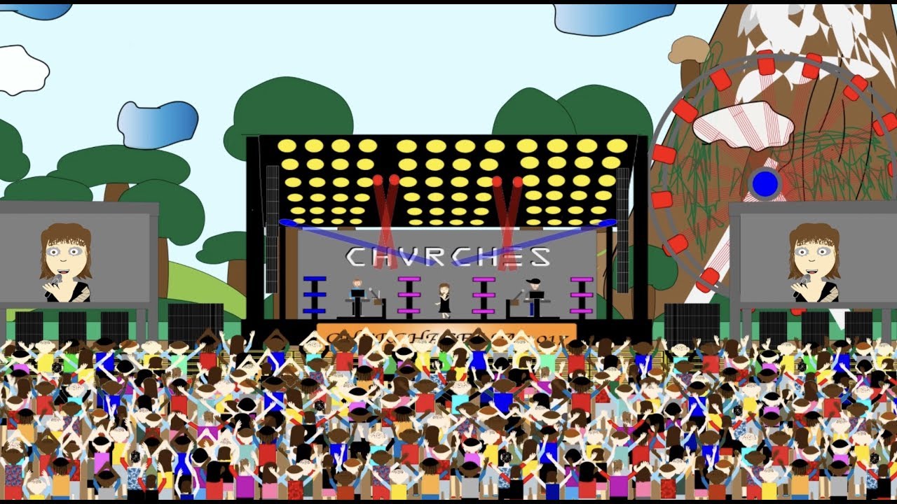 Chvrches Warning Call almost Live??? 🤔🤔🤔music video