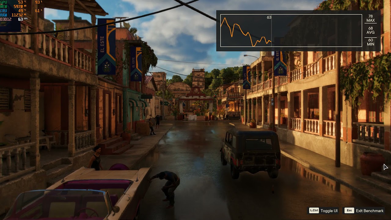 Far cry 6 on rtx 3060 12gb Ultra Setting 1080p Ray tracing on